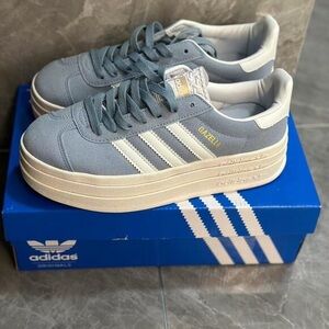 Gazelle Bold Low Top Sneakers Clear Sky